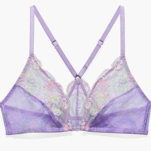 Purple SAVAGE X FENTY Embroidered Bralette